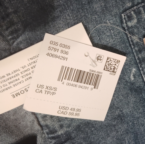 Denim Button-Up Jacket - Picture 3 of 3